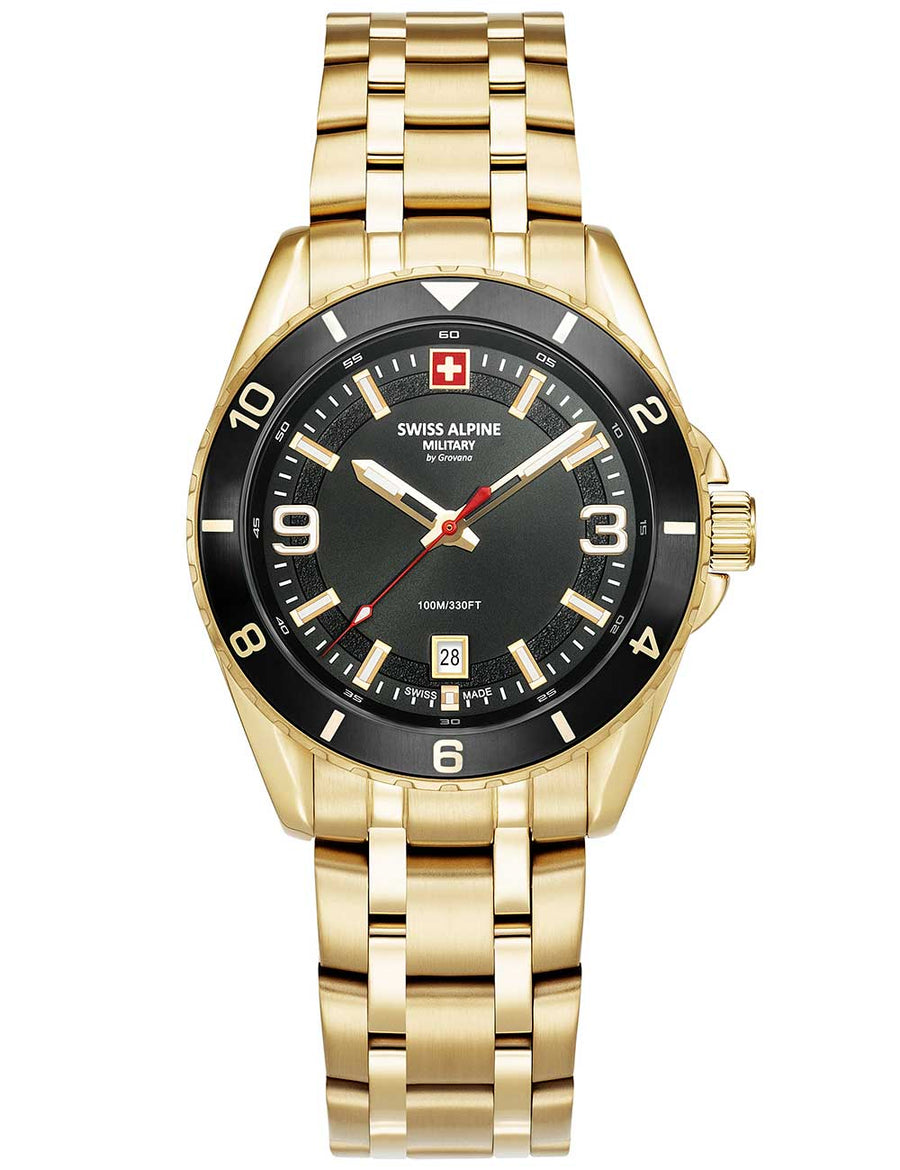 SWISS ALPINE MILITARY 7034-1117 Analoguhr Armbanduhr 38 mm