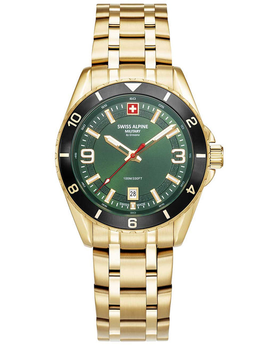 SWISS ALPINE MILITARY 7034-1118 Analoguhr Armbanduhr 38 mm