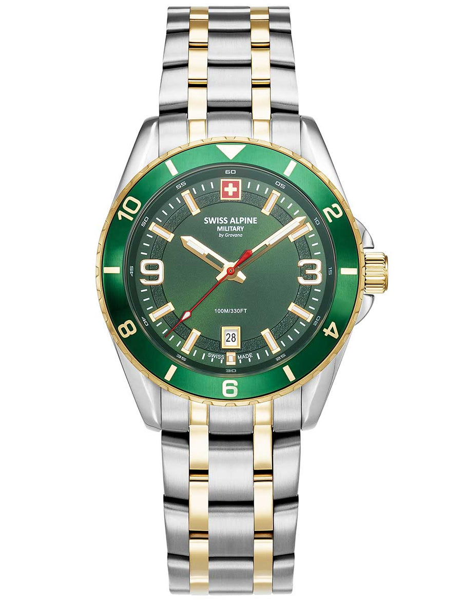 SWISS ALPINE MILITARY 7034-1144 Analoguhr Armbanduhr 38 mm