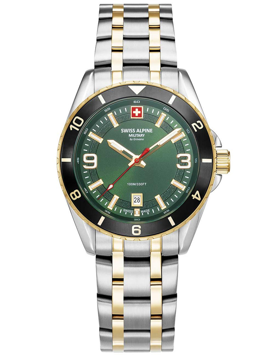 SWISS ALPINE MILITARY 7034-1148 Analoguhr Armbanduhr 38 mm