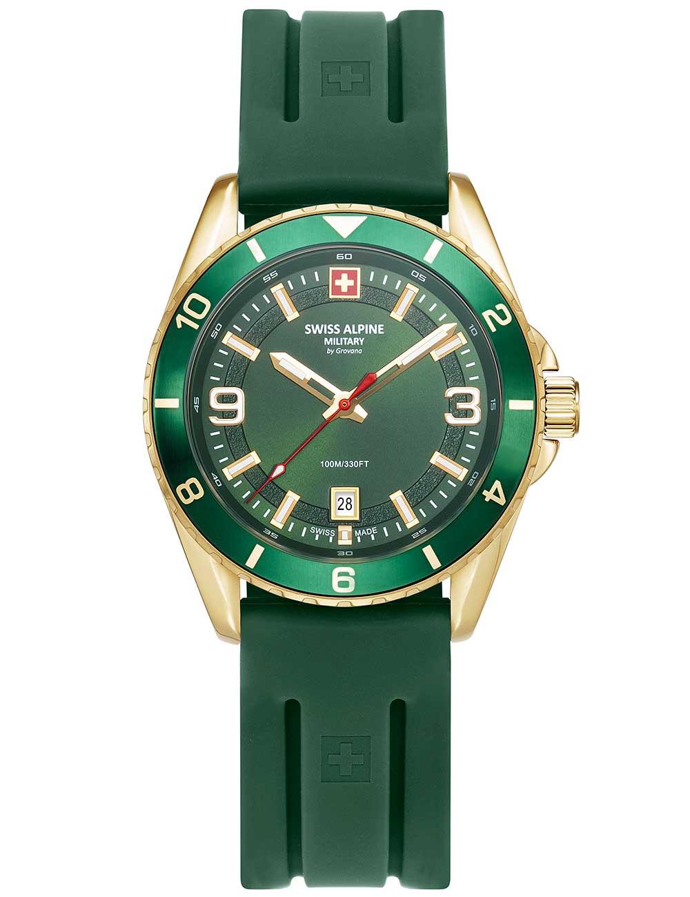 SWISS ALPINE MILITARY 7034-1814 Analoguhr Armbanduhr 38 mm