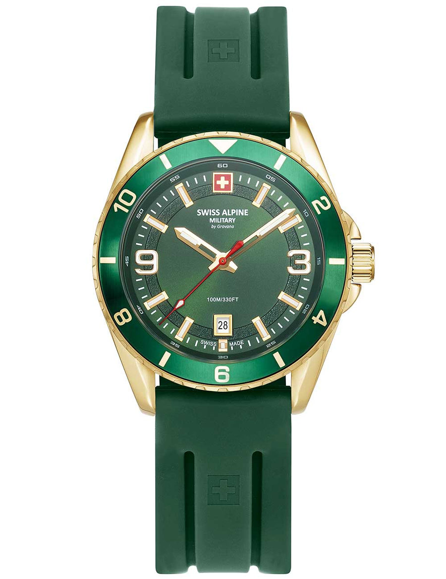 SWISS ALPINE MILITARY 7034-1814 Analoguhr Armbanduhr 38 mm
