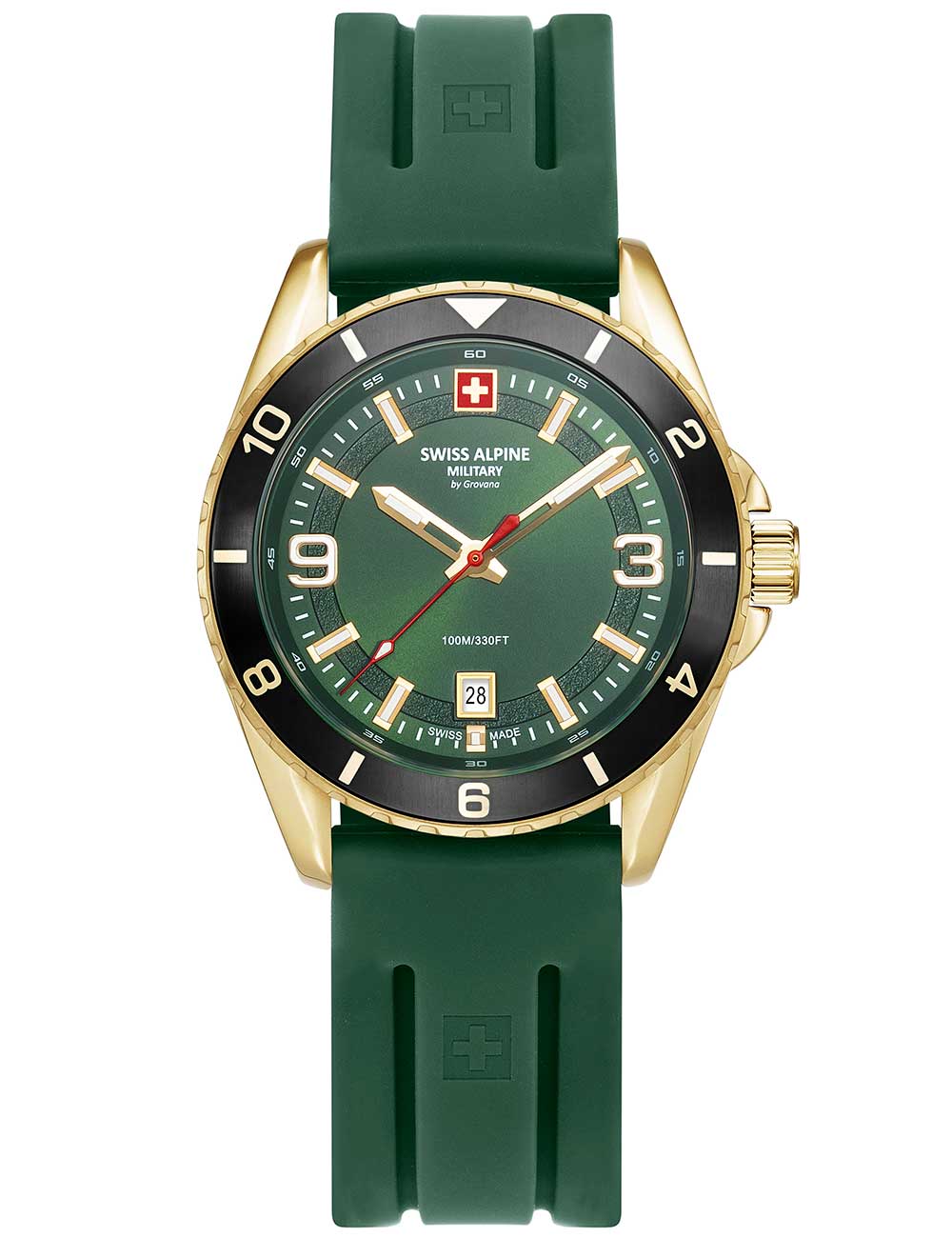 SWISS ALPINE MILITARY 7034-1818 Analoguhr Armbanduhr 38 mm