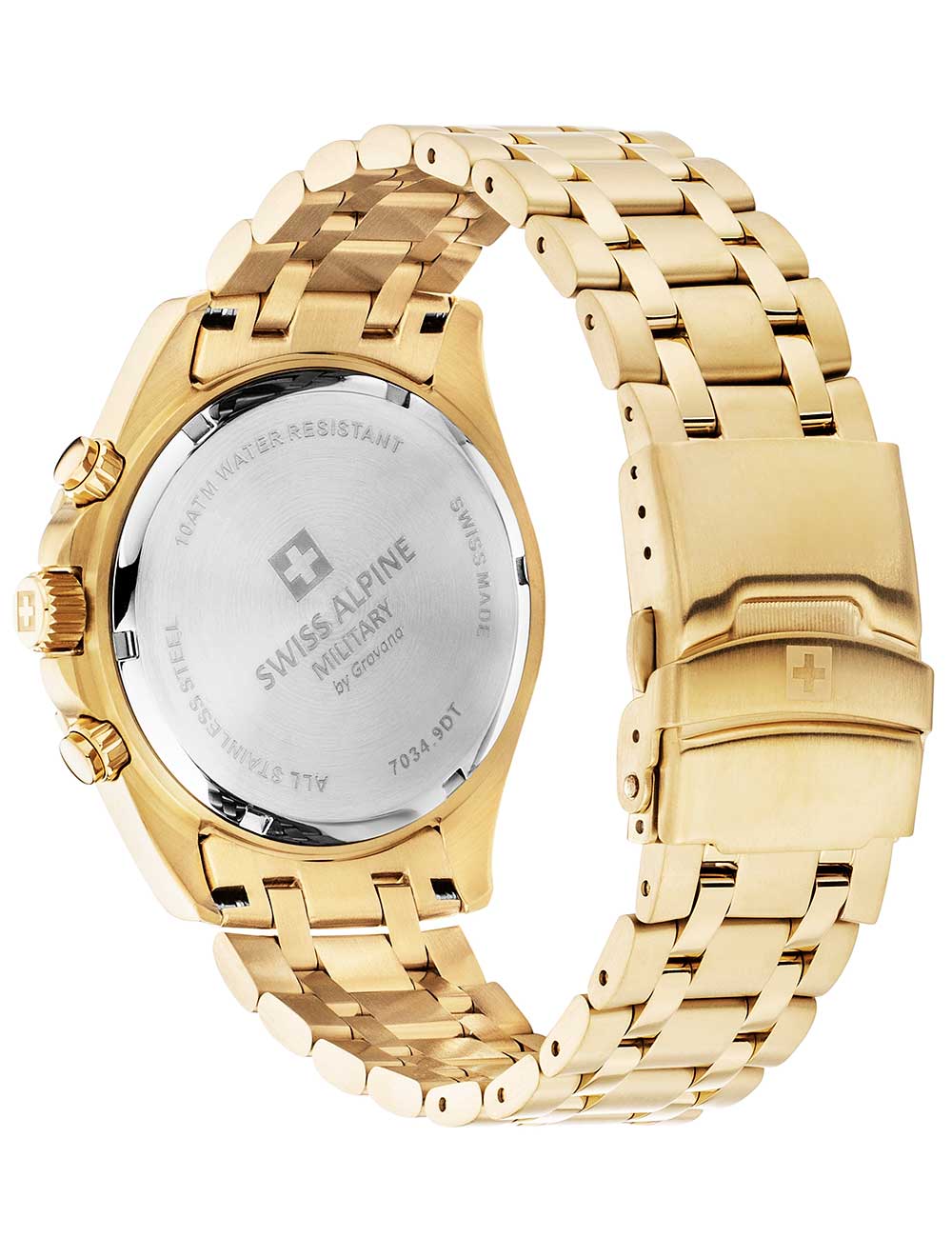 SWISS ALPINE MILITARY 7034-9118 Chronograph Armbanduhr 38 mm ansicht-2