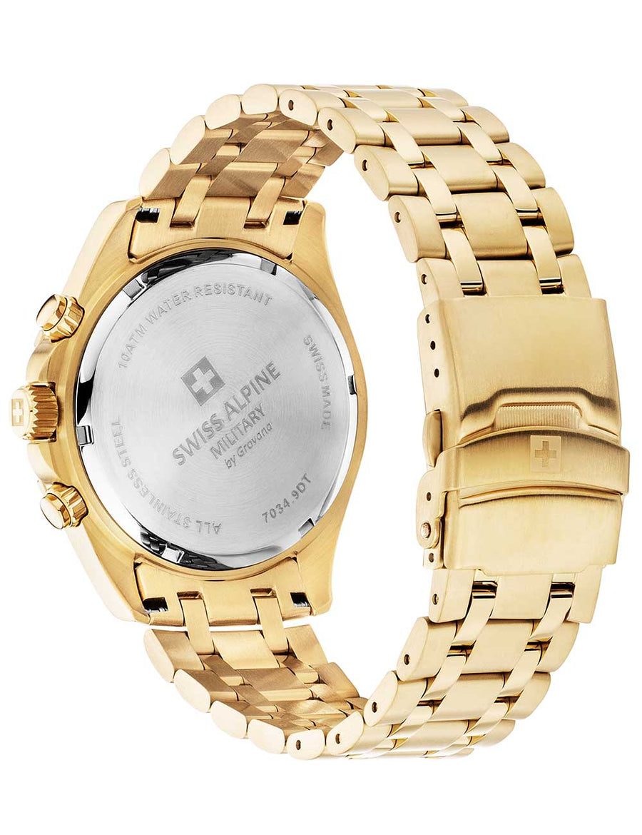 SWISS ALPINE MILITARY 7034-9118 Chronograph Armbanduhr 38 mm ansicht-2