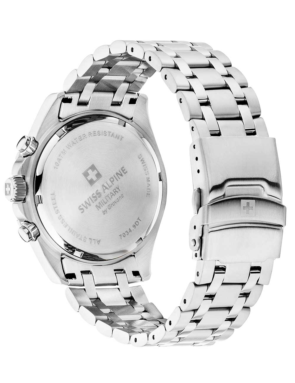 SWISS ALPINE MILITARY 7034-9138 Chronograph Armbanduhr 38 mm ansicht-2