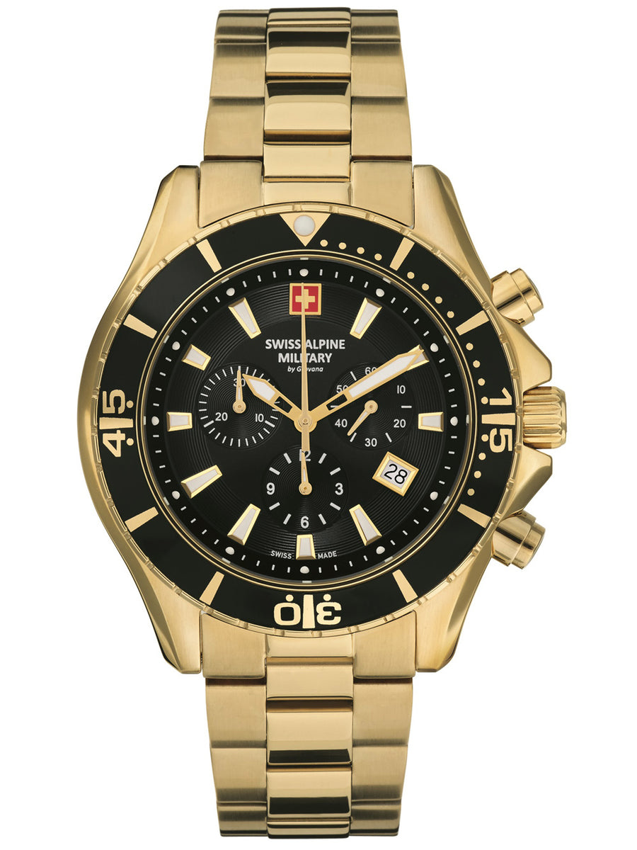 SWISS ALPINE MILITARY 7040-9117 Chronograph Armbanduhr 46 mm