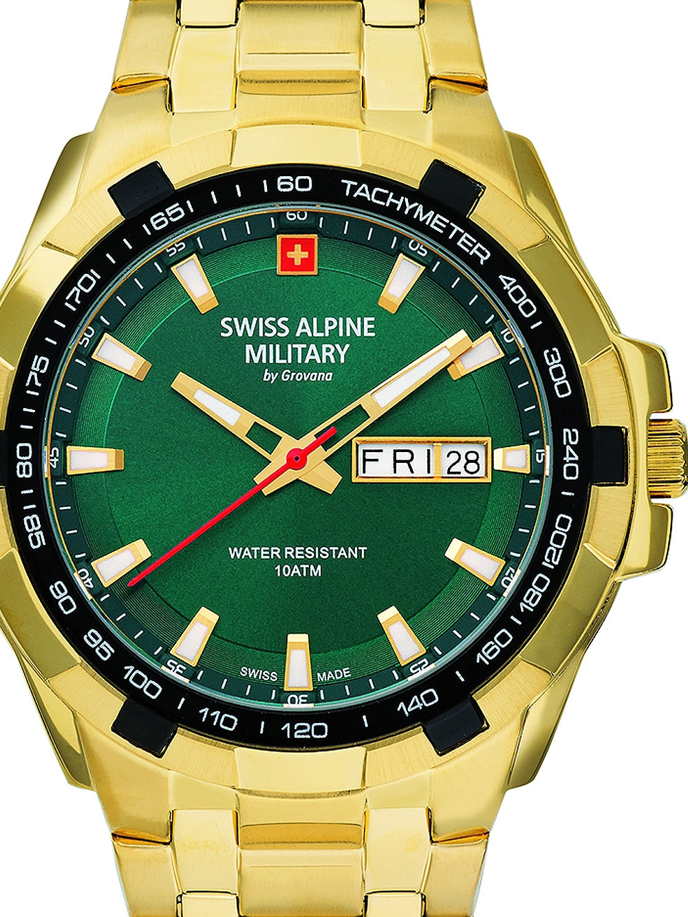 SWISS ALPINE MILITARY 7043-1114 Analoguhr Armbanduhr 46 mm ansicht-3