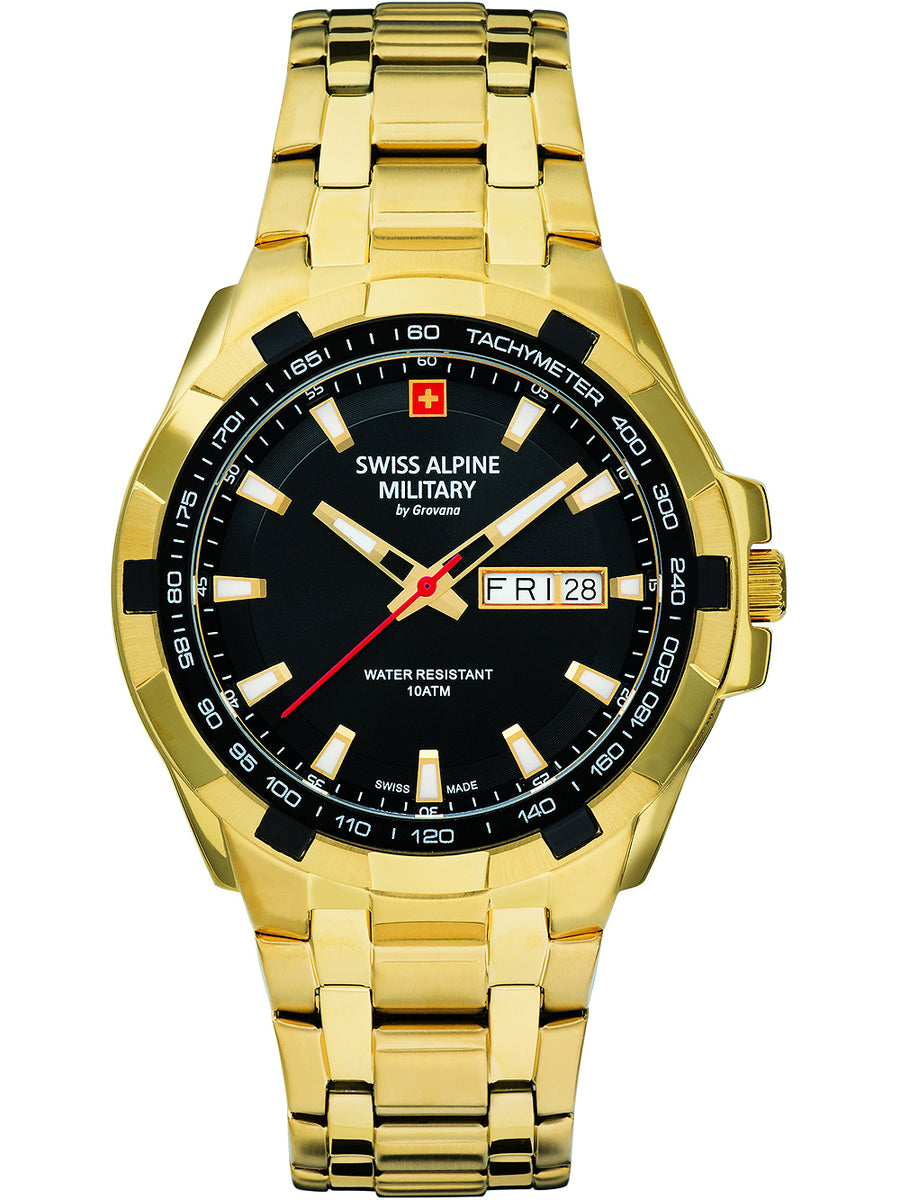SWISS ALPINE MILITARY 7043-1117 Analoguhr Armbanduhr 46 mm