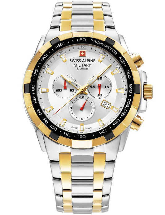 SWISS ALPINE MILITARY 7043-9142 Chronograph Armbanduhr 38 mm