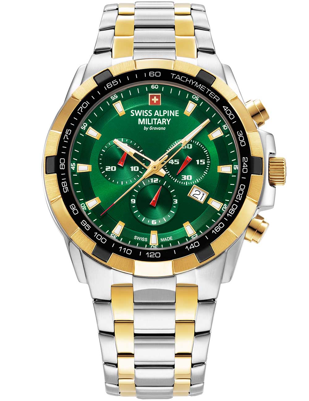 SWISS ALPINE MILITARY 7043-9144 Chronograph Armbanduhr 38 mm