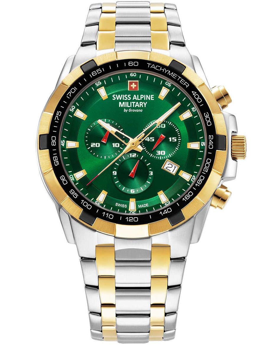 SWISS ALPINE MILITARY 7043-9144 Chronograph Armbanduhr 38 mm