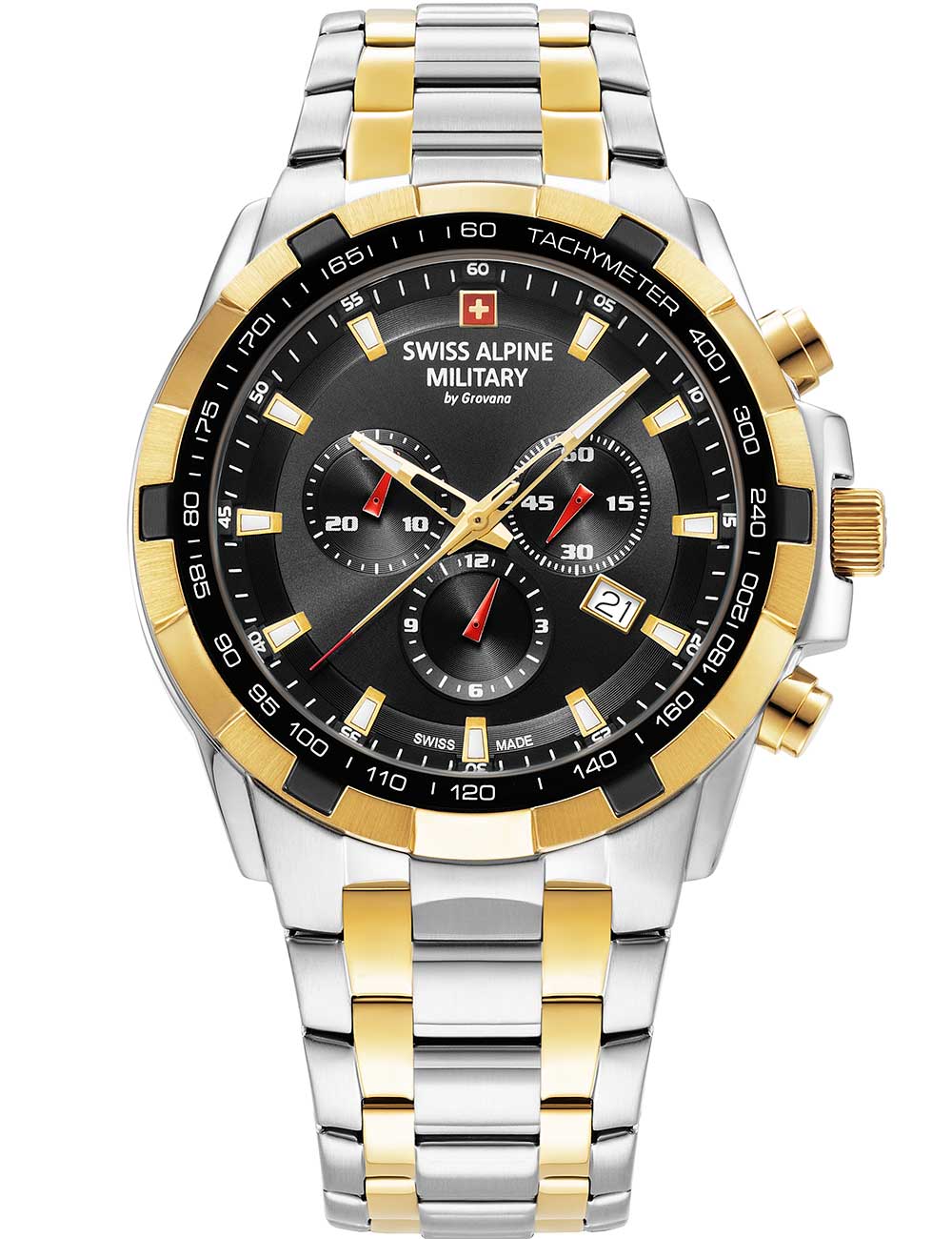 SWISS ALPINE MILITARY 7043-9147 Chronograph Armbanduhr 38 mm