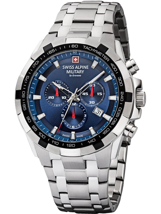 SWISS ALPINE MILITARY 7043-9235 Chronograph Armbanduhr 46 mm