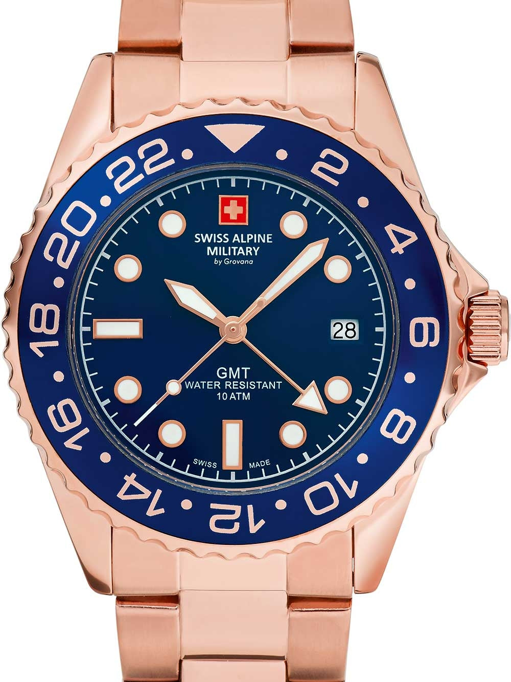SWISS ALPINE MILITARY 7052-1165 Analoguhr Armbanduhr 46 mm ansicht-3