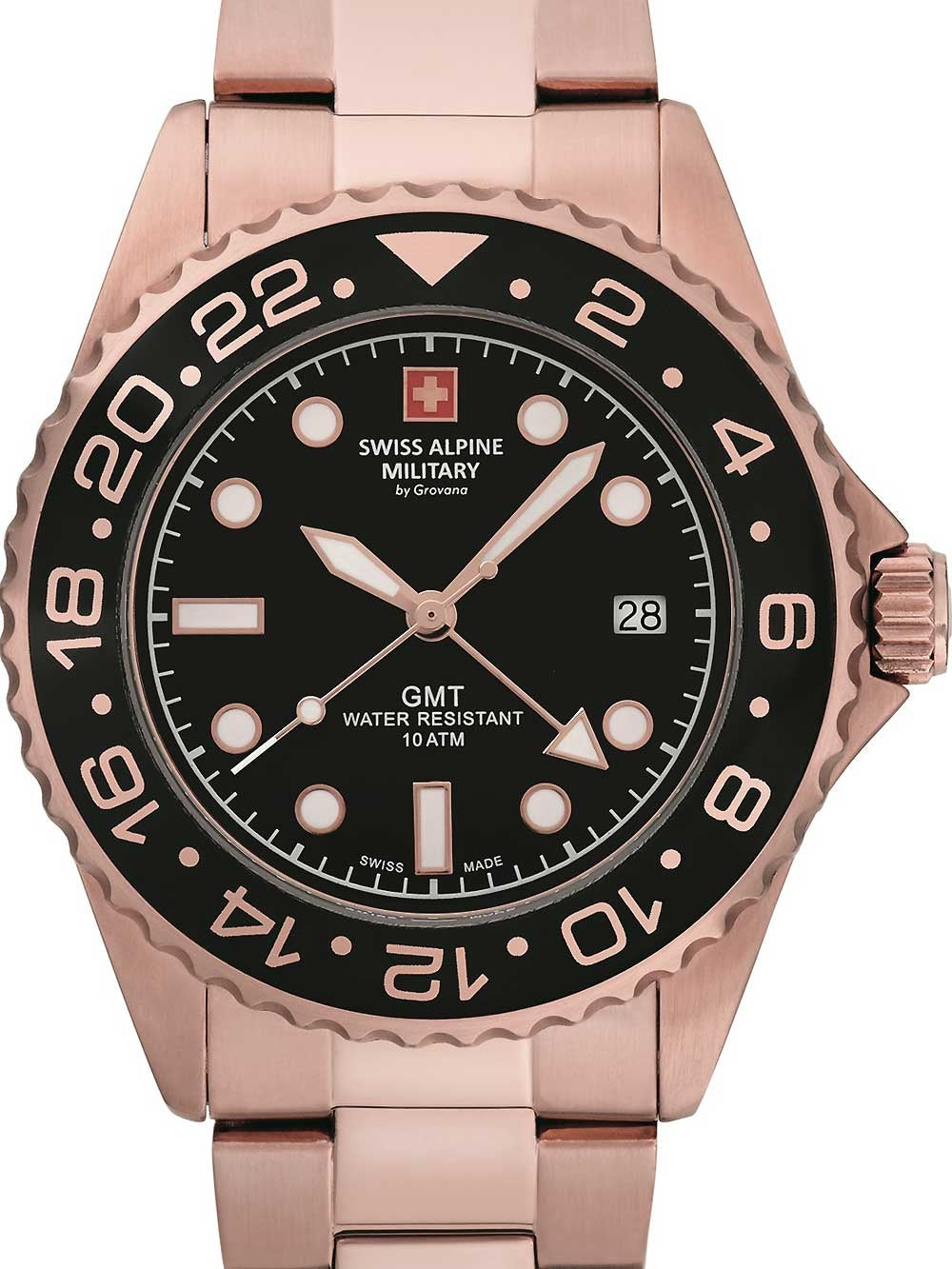 SWISS ALPINE MILITARY 7052-1167 Analoguhr Armbanduhr 43 mm ansicht-3