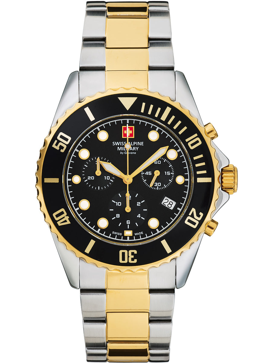 SWISS ALPINE MILITARY 7053-9147 Chronograph Armbanduhr 46 mm