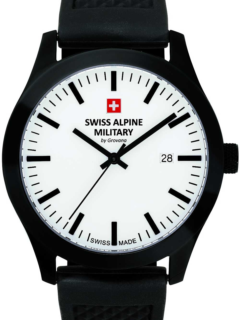 SWISS ALPINE MILITARY 7055-1873 Analoguhr Armbanduhr 43 mm ansicht-3