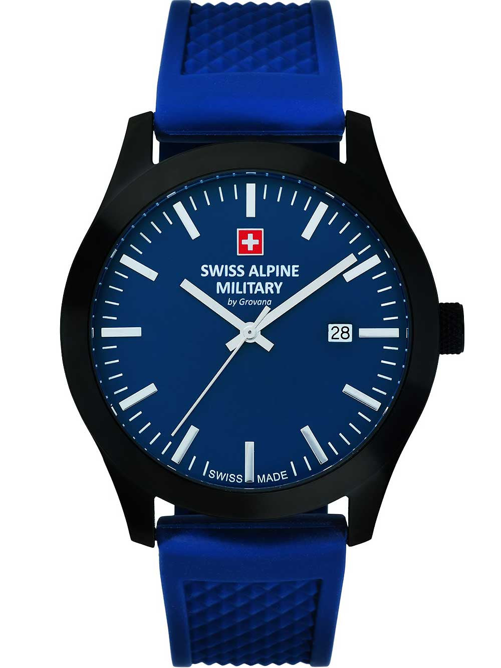SWISS ALPINE MILITARY 7055-1875 Analoguhr Armbanduhr 46 mm ansicht-2