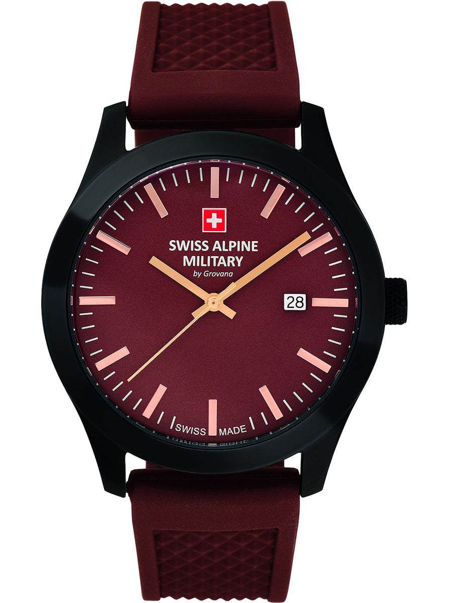 SWISS ALPINE MILITARY 7055-1876 Analoguhr Armbanduhr 46 mm