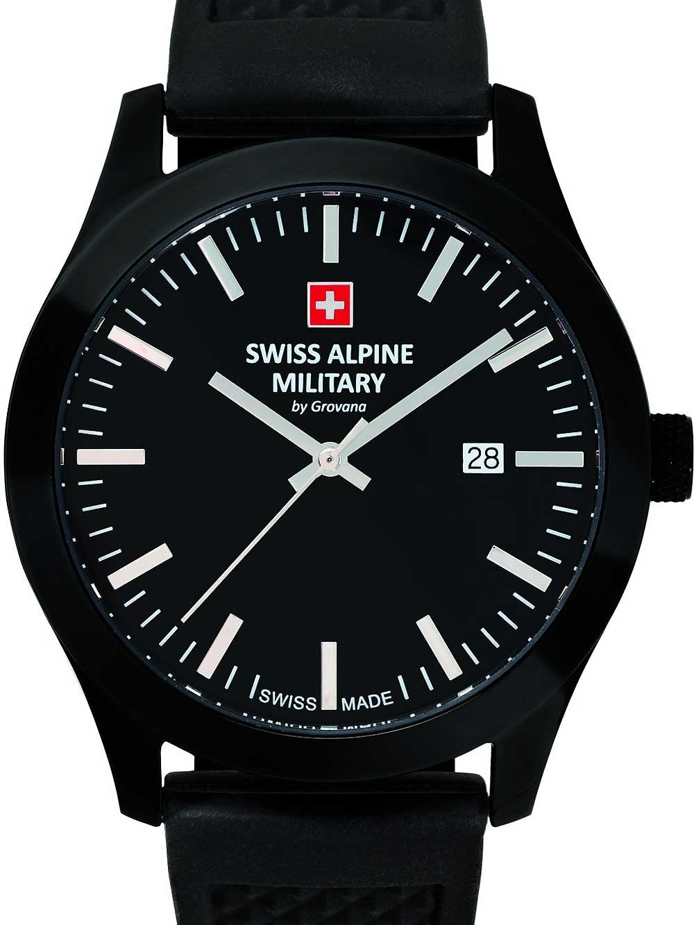 SWISS ALPINE MILITARY 7055-1877 Analoguhr Armbanduhr 38 mm ansicht-3