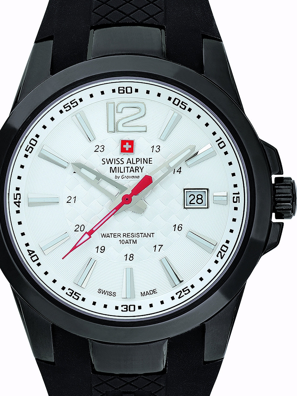 SWISS ALPINE MILITARY 7058-1873 Analoguhr Armbanduhr 38 mm ansicht-3