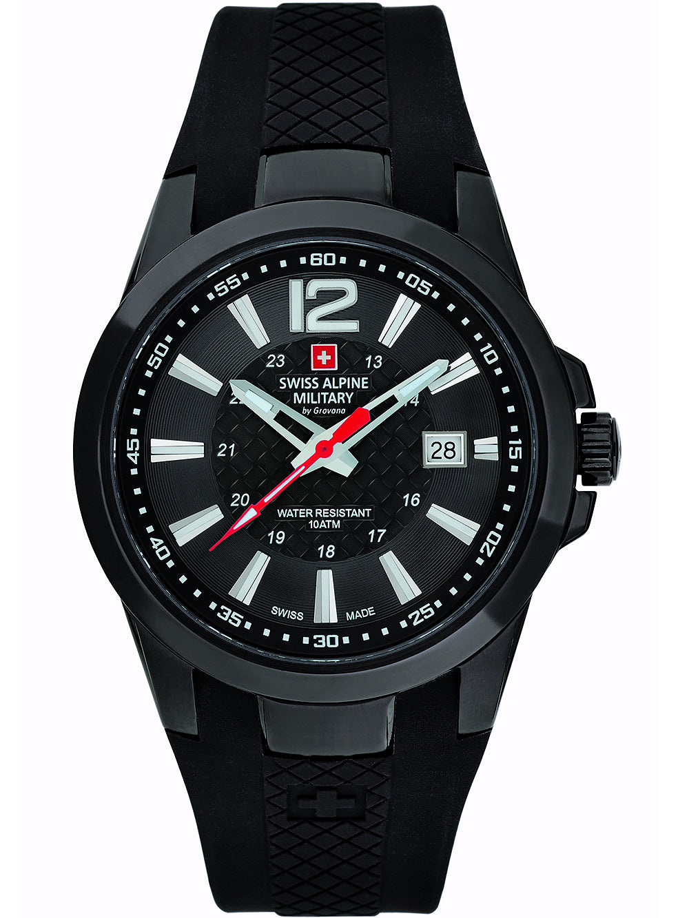 SWISS ALPINE MILITARY 7058-1877 Analoguhr Armbanduhr 46 mm