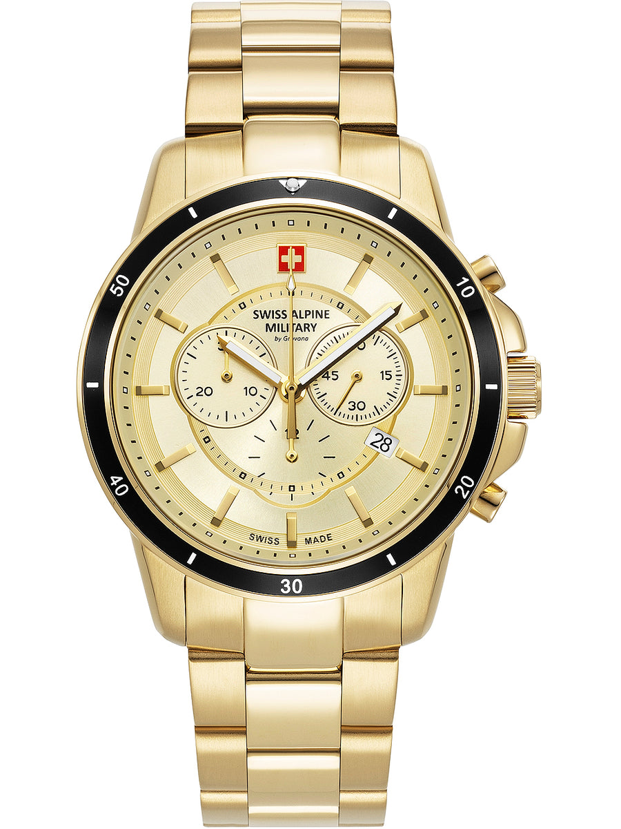 SWISS ALPINE MILITARY 7089-9111 Chronograph Armbanduhr 46 mm