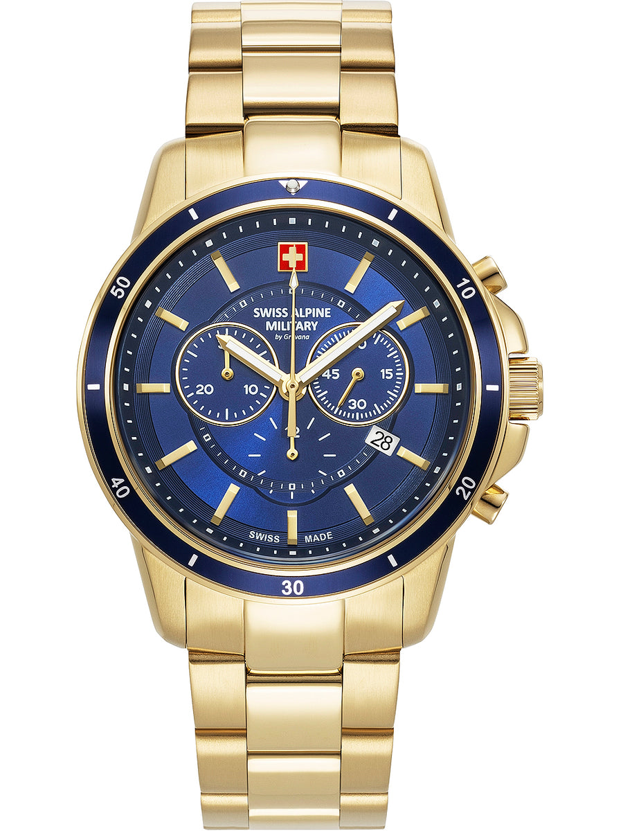 SWISS ALPINE MILITARY 7089-9115 Chronograph Armbanduhr 46 mm
