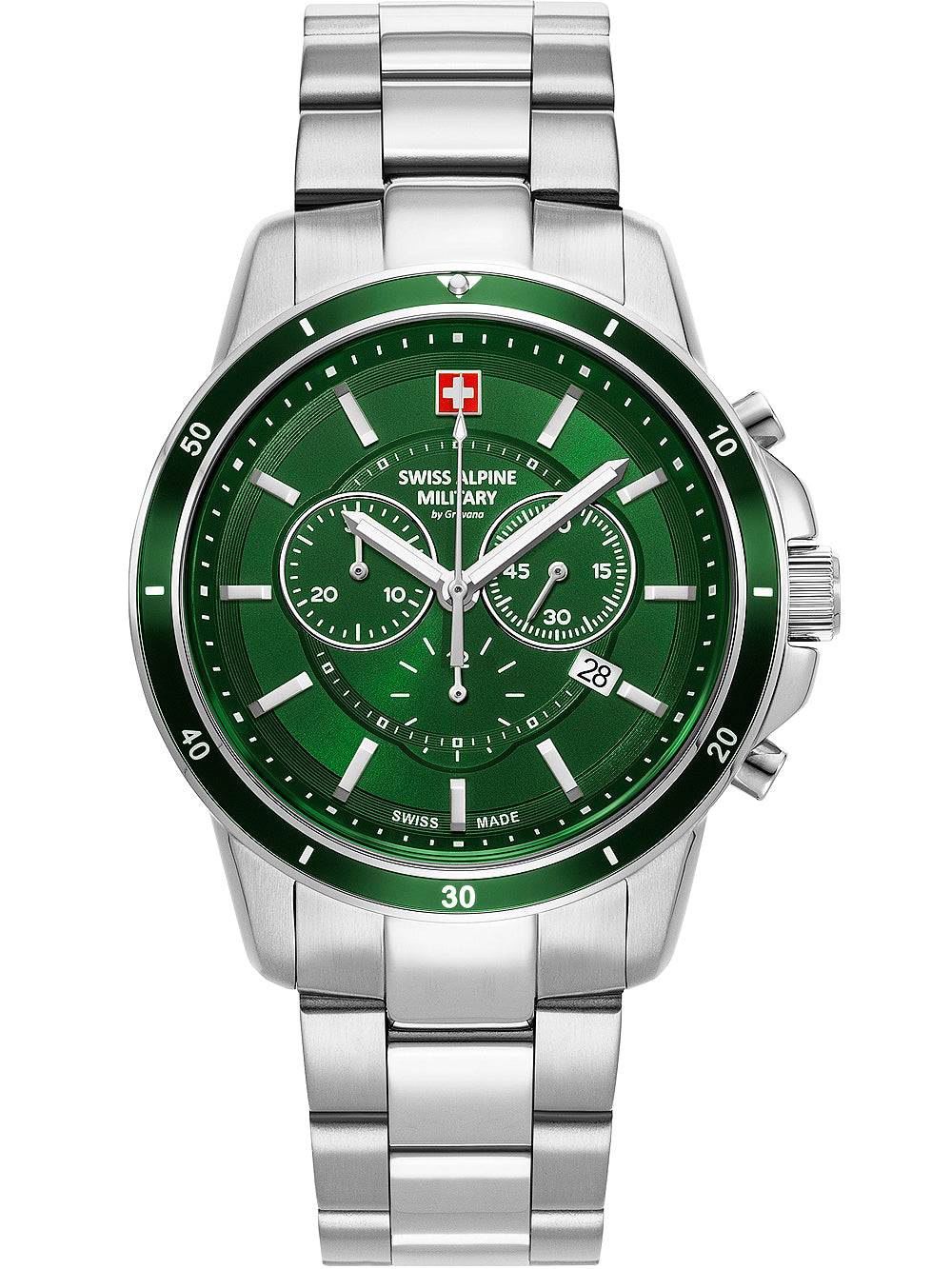 SWISS ALPINE MILITARY 7089-9134 Chronograph Armbanduhr 38 mm