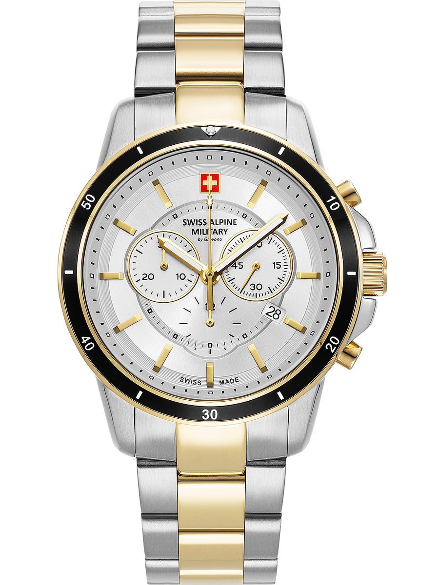 SWISS ALPINE MILITARY 7089-9142 Chronograph Armbanduhr 46 mm