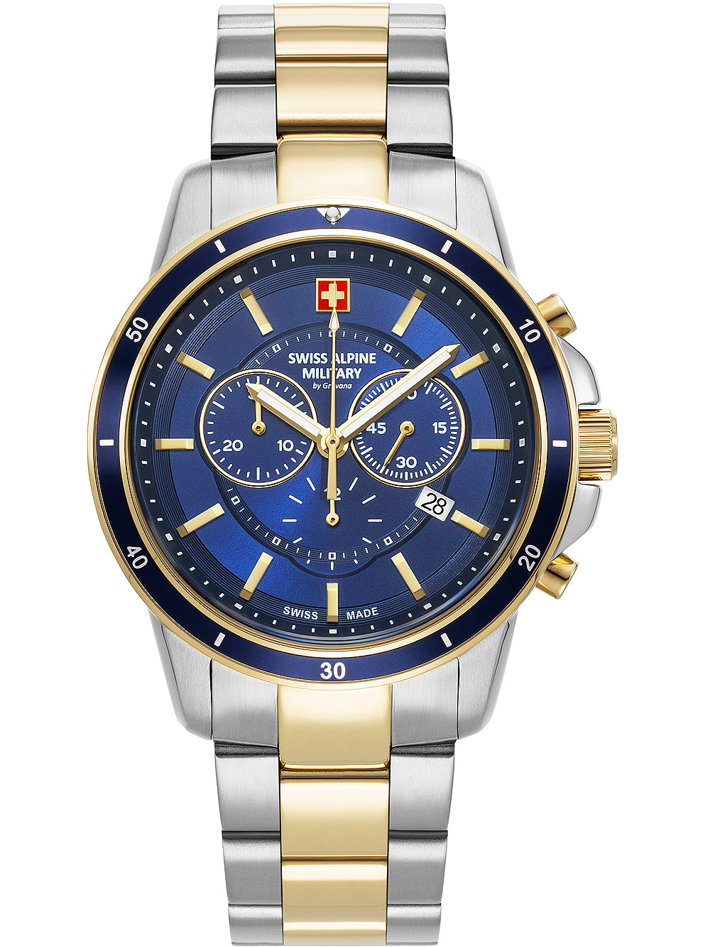 SWISS ALPINE MILITARY 7089-9145 Chronograph Armbanduhr 46 mm