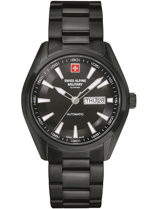 SWISS ALPINE MILITARY 7090-2177 Analoguhr Armbanduhr 46 mm