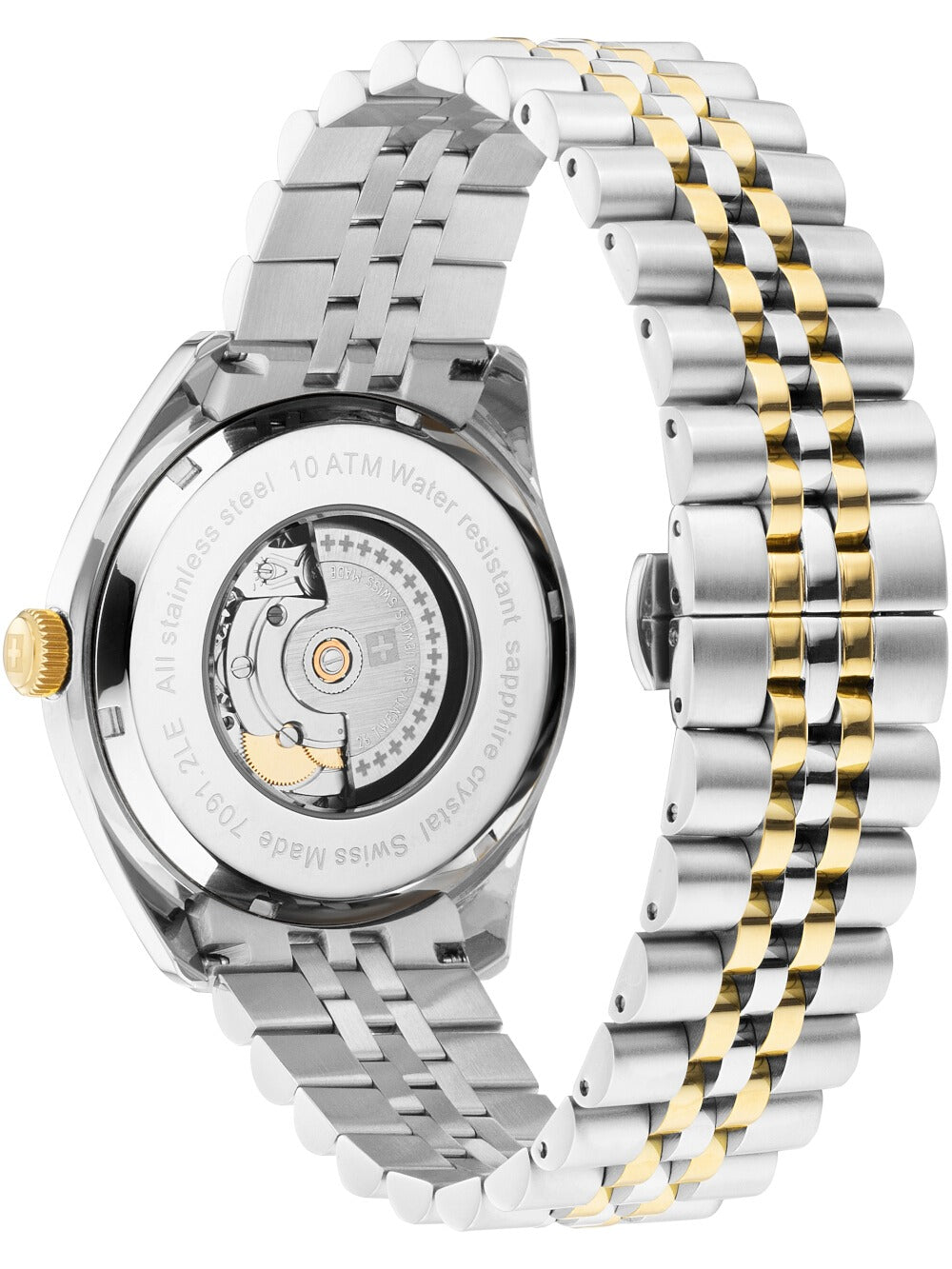 SWISS ALPINE MILITARY 7091-2144 Analoguhr Armbanduhr 38 mm ansicht-2