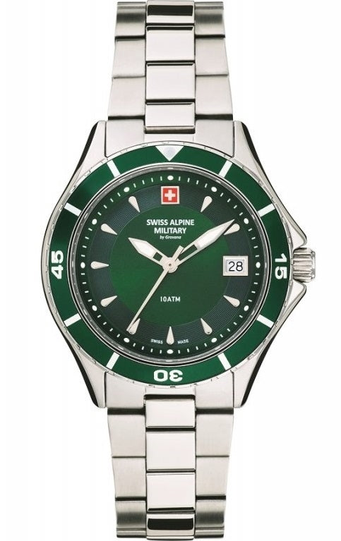 SWISS ALPINE MILITARY 7740-1134SAM Analoguhr Armbanduhr 36 mm ansicht-2