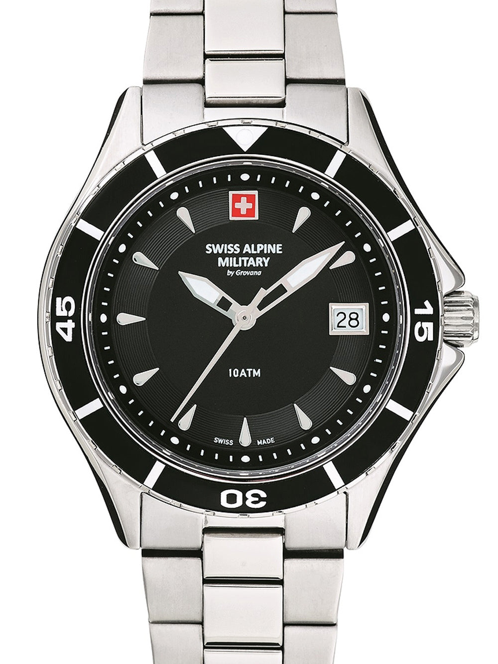 SWISS ALPINE MILITARY 7740-1137 Analoguhr Armbanduhr 46 mm ansicht-3