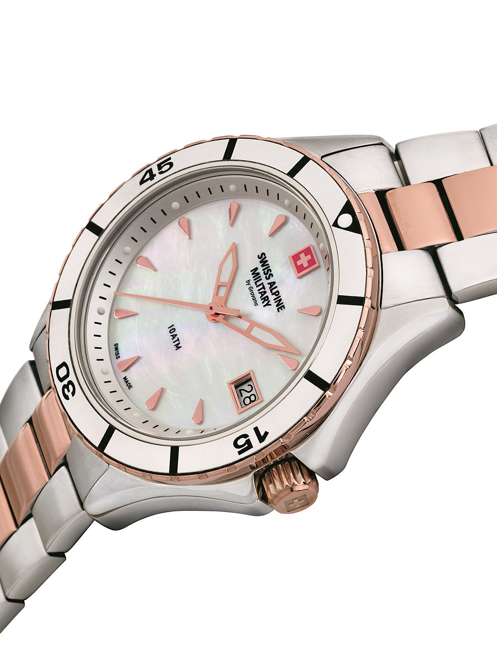 SWISS ALPINE MILITARY 7740-1153 Analoguhr Armbanduhr 46 mm ansicht-2