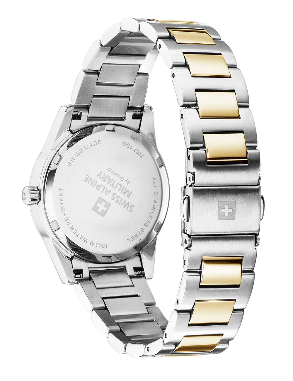 SWISS ALPINE MILITARY 7767-1145 Analoguhr Armbanduhr 38 mm ansicht-3