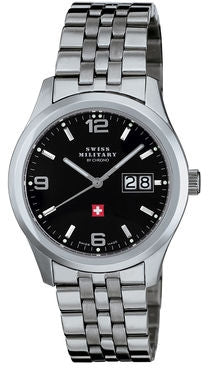 SWISS MILITARY By CHRONO Mod. 34004.01 Analoguhr Armbanduhr 39 mm ansicht-2