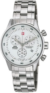 SWISS MILITARY By CHRONO Mod. 34005.02 Chronograph Armbanduhr 36 mm ansicht-2