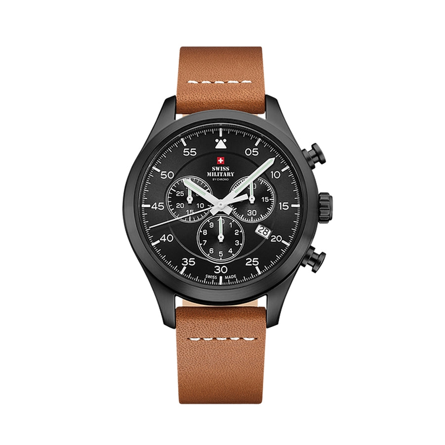 SWISS MILITARY By CHRONO WATCHES Mod. SM34076.08 SM34076-08 Armbanduhr ansicht-2