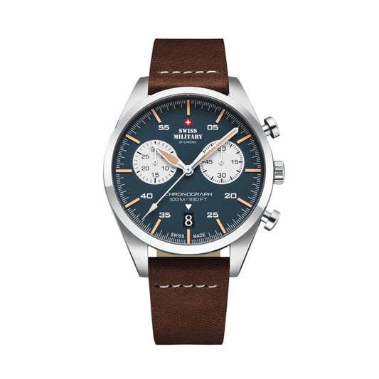 SWISS MILITARY By CHRONO WATCHES Mod. SM34090.04 SM34090-04 Armbanduhr ansicht-2