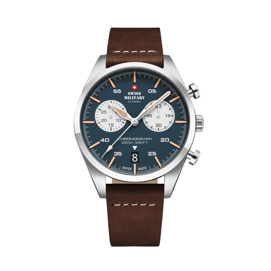 SWISS MILITARY By CHRONO WATCHES Mod. SM34090.04 SM34090-04 Armbanduhr ansicht-2