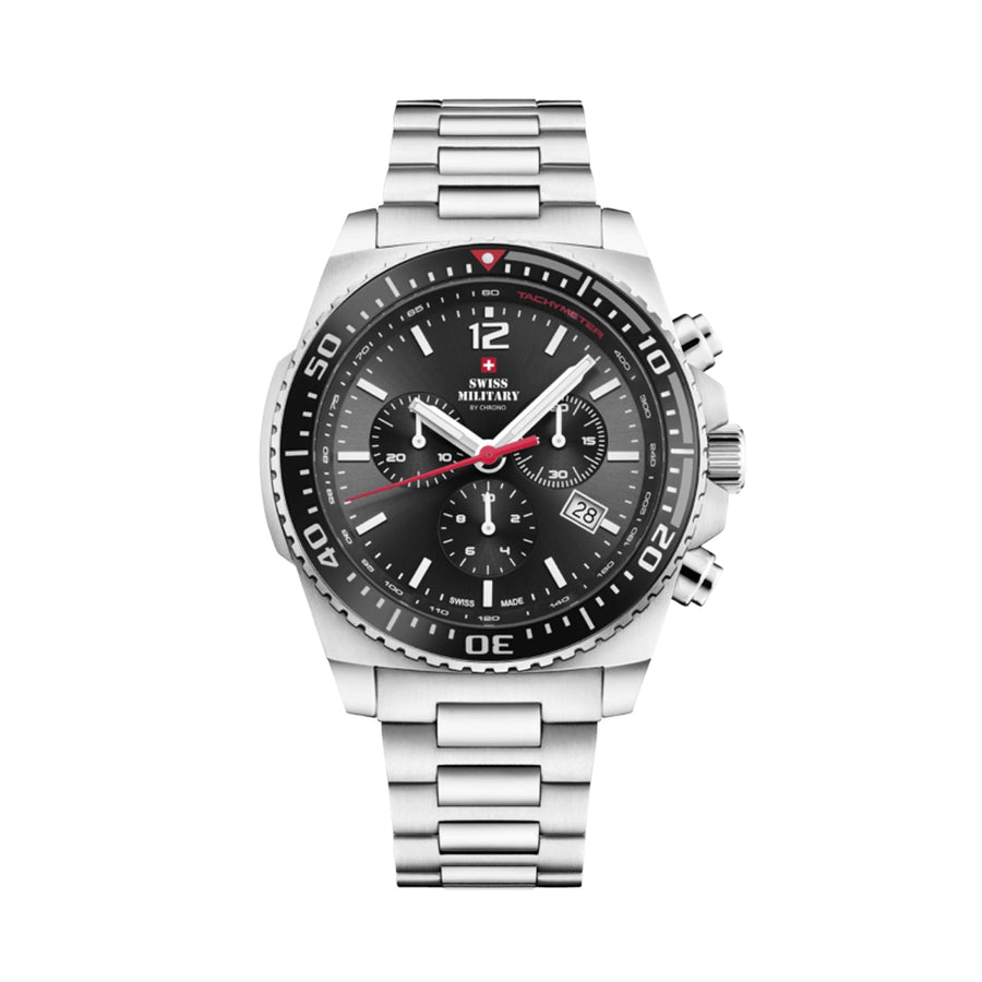 SWISS MILITARY By CHRONO WATCHES Mod. SM34093.01 SM34093-01 Armbanduhr ansicht-2