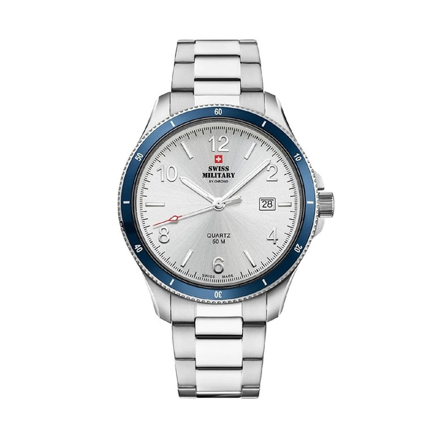 SWISS MILITARY By CHRONO WATCHES Mod. SM34096.02 SM34096-02 Armbanduhr ansicht-2
