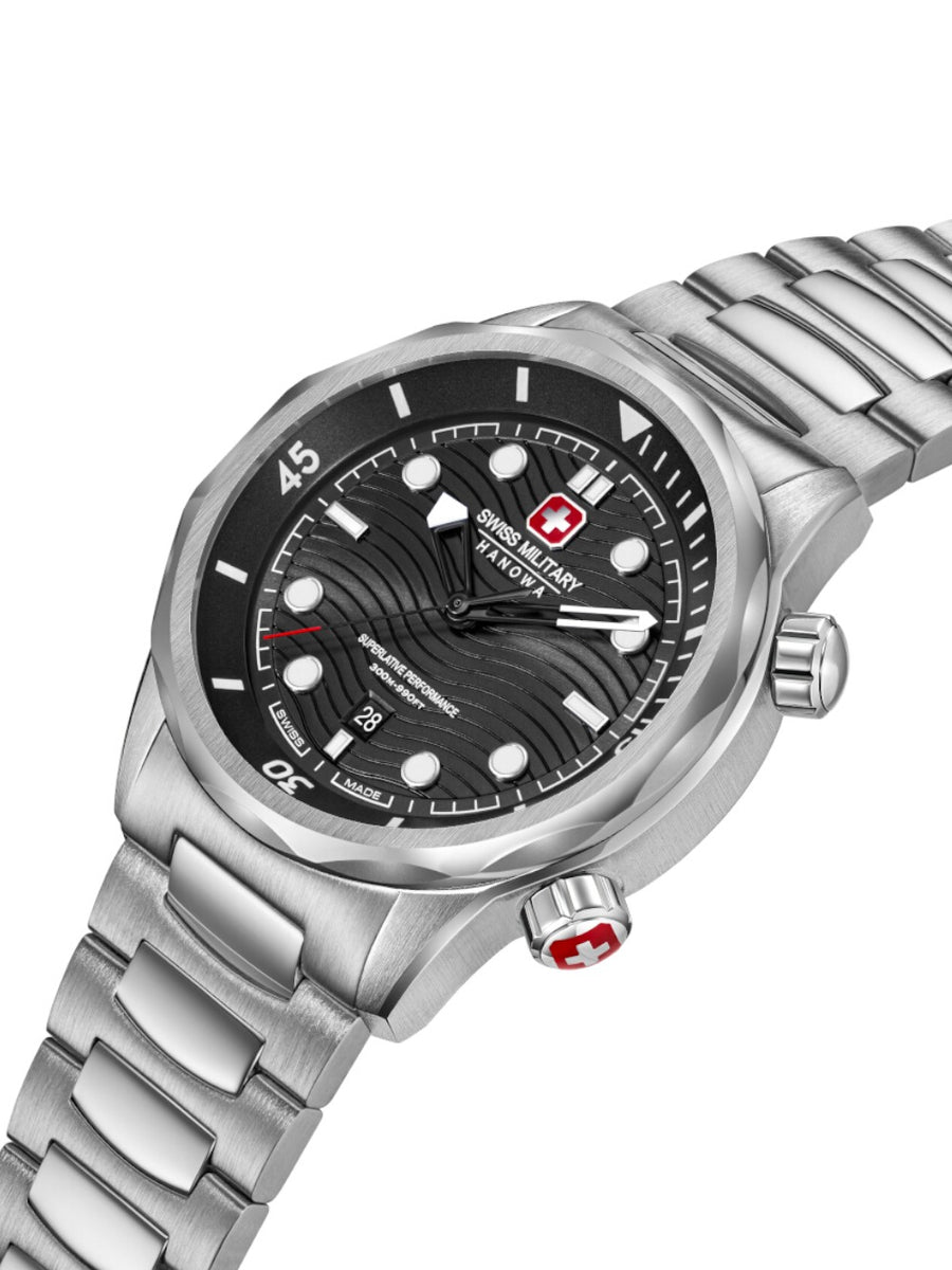 SWISS MILITARY HANOWA BREAKWATER SMWGH0006404 Analoguhr Armbanduhr 20 mm