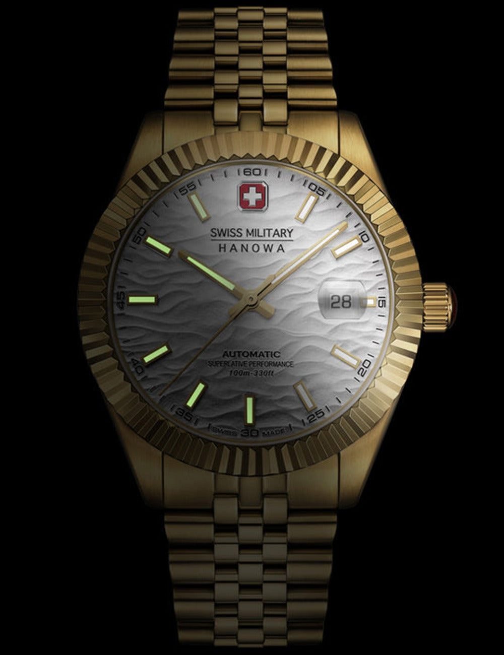 SWISS MILITARY HANOWA MASTER DILIGENTER SMWGL0005410 Analoguhr Armbanduhr 46 mm