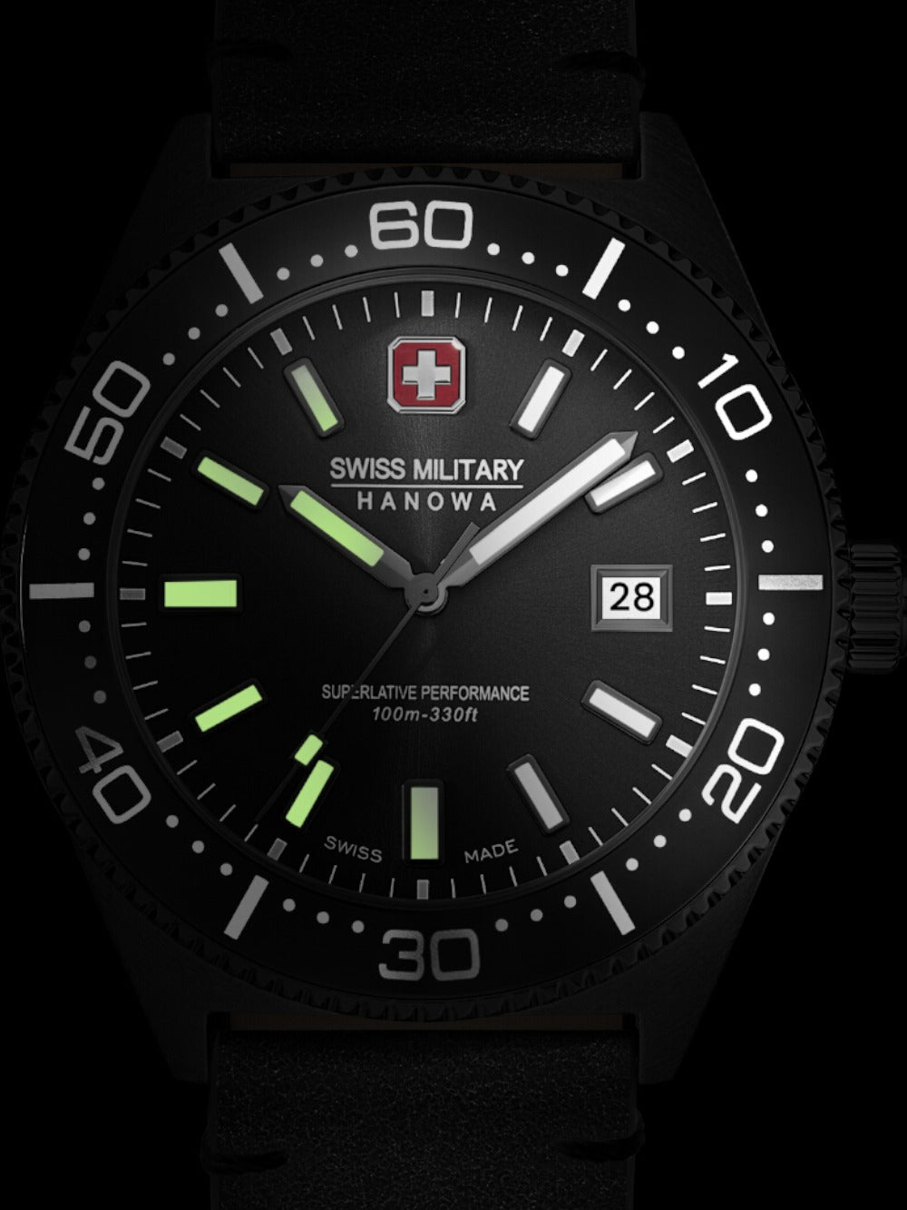 SWISS MILITARY HANOWA NOMAD SET SMWGB0004940-SET Analoguhr Armbanduhr 20 mm ansicht-2