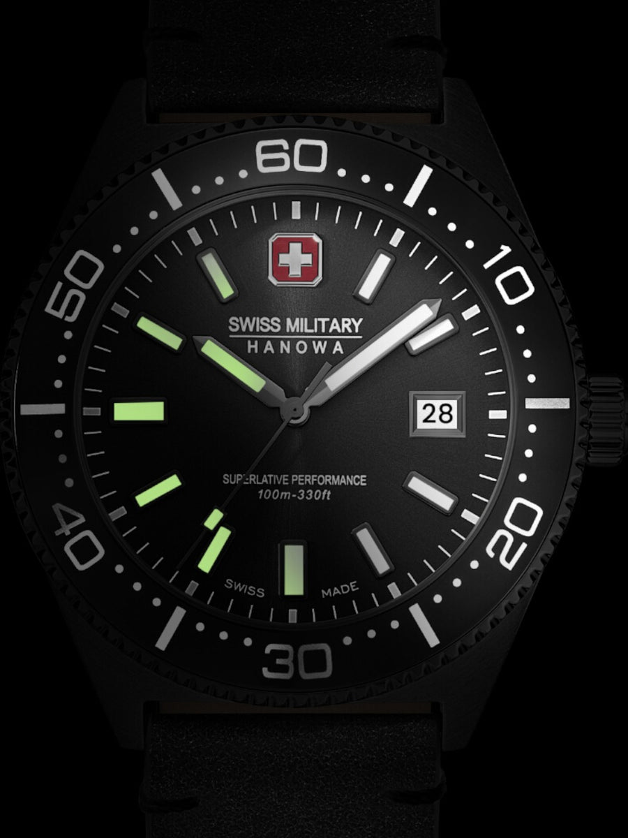 SWISS MILITARY HANOWA NOMAD SET SMWGB0004940-SET Analoguhr Armbanduhr 20 mm ansicht-2