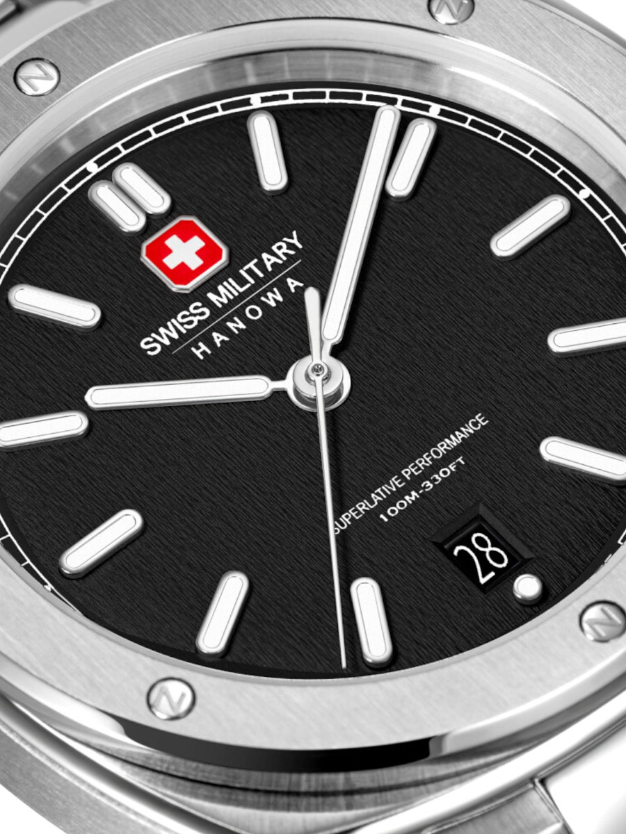 SWISS MILITARY HANOWA SIRIUS SMWGH0006501 Analoguhr Armbanduhr 20 mm ansicht-2